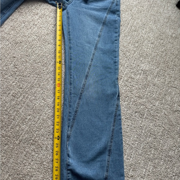 Commense Light Blue High-Rise Wide Leg Jeans - Picture 8 of 9